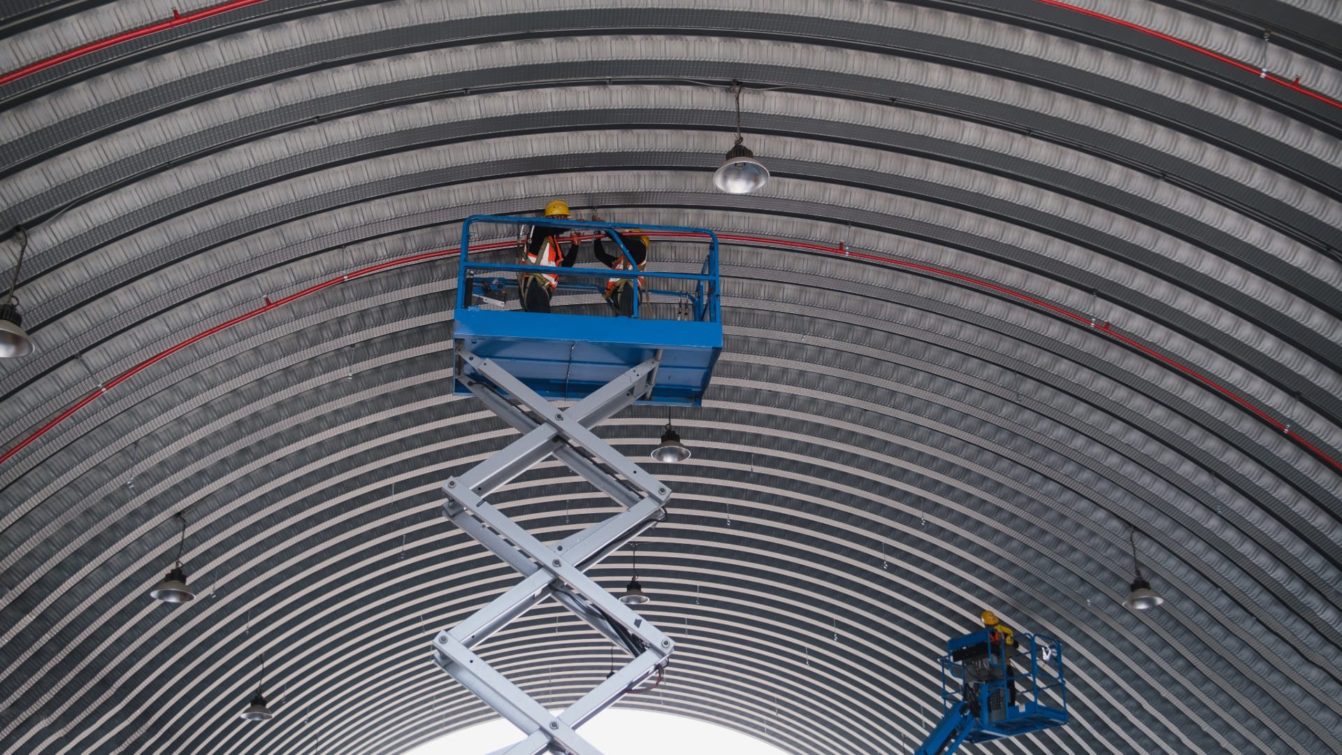 Élévation et échafauds