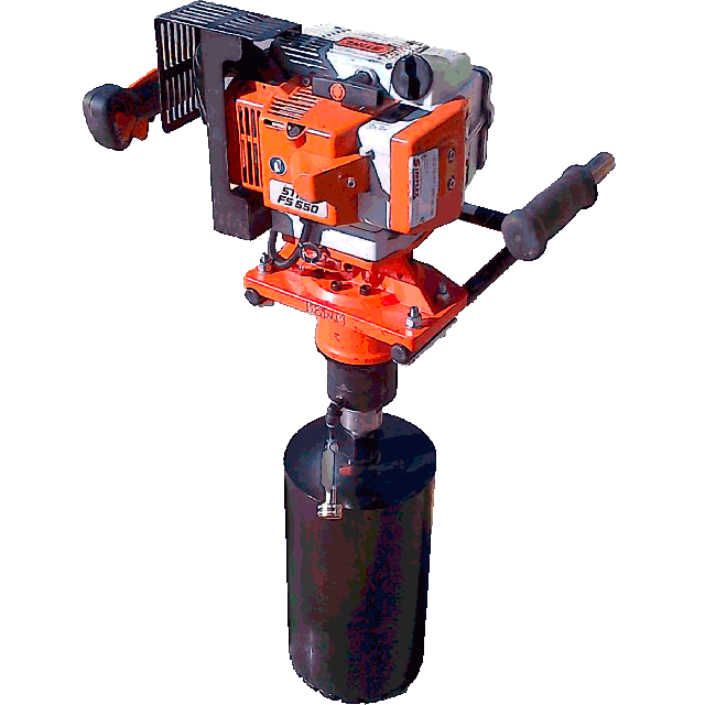Portable concrete core drill 2 to 14 in