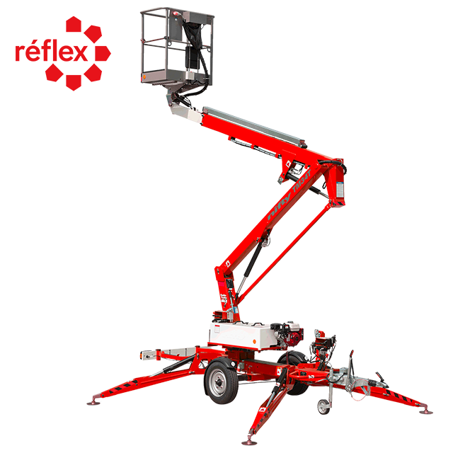 Nacelle sur remorque articulée 34pi essence électrique