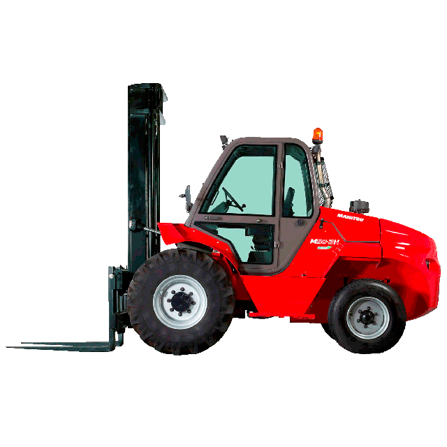 10000 lb Forklift truck 178in pneumatic 4WD diesel