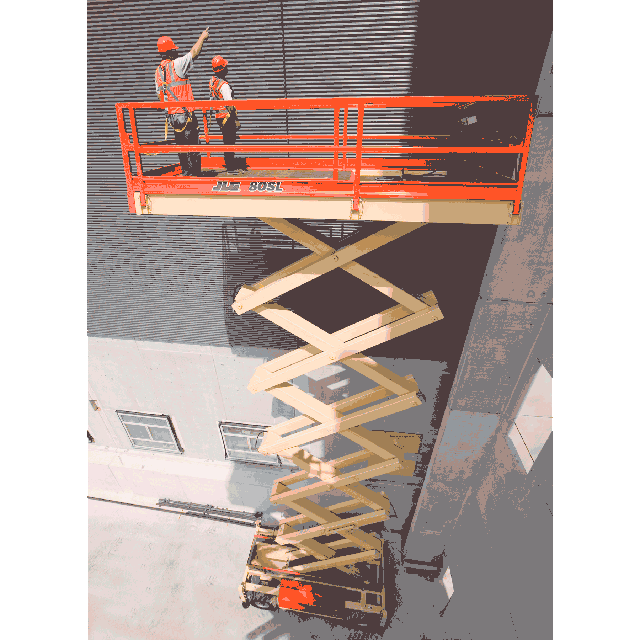 80ft Scissor Lift 4WD diesel