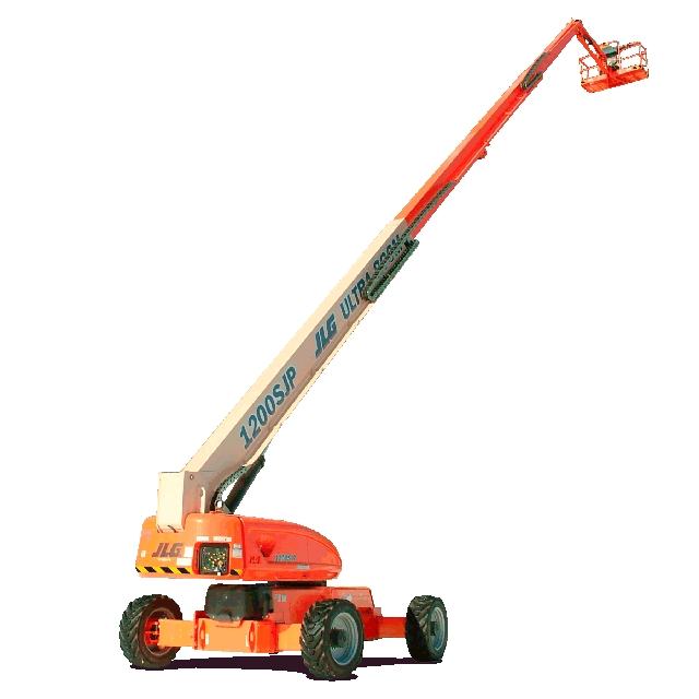 Telescopic boom lift 120ft 4WD diesel